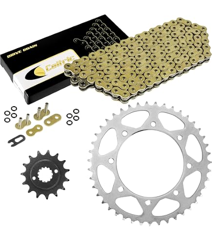 Amazon.com: Caltric Green O-Ring Drive Chain and Sprocket Kit